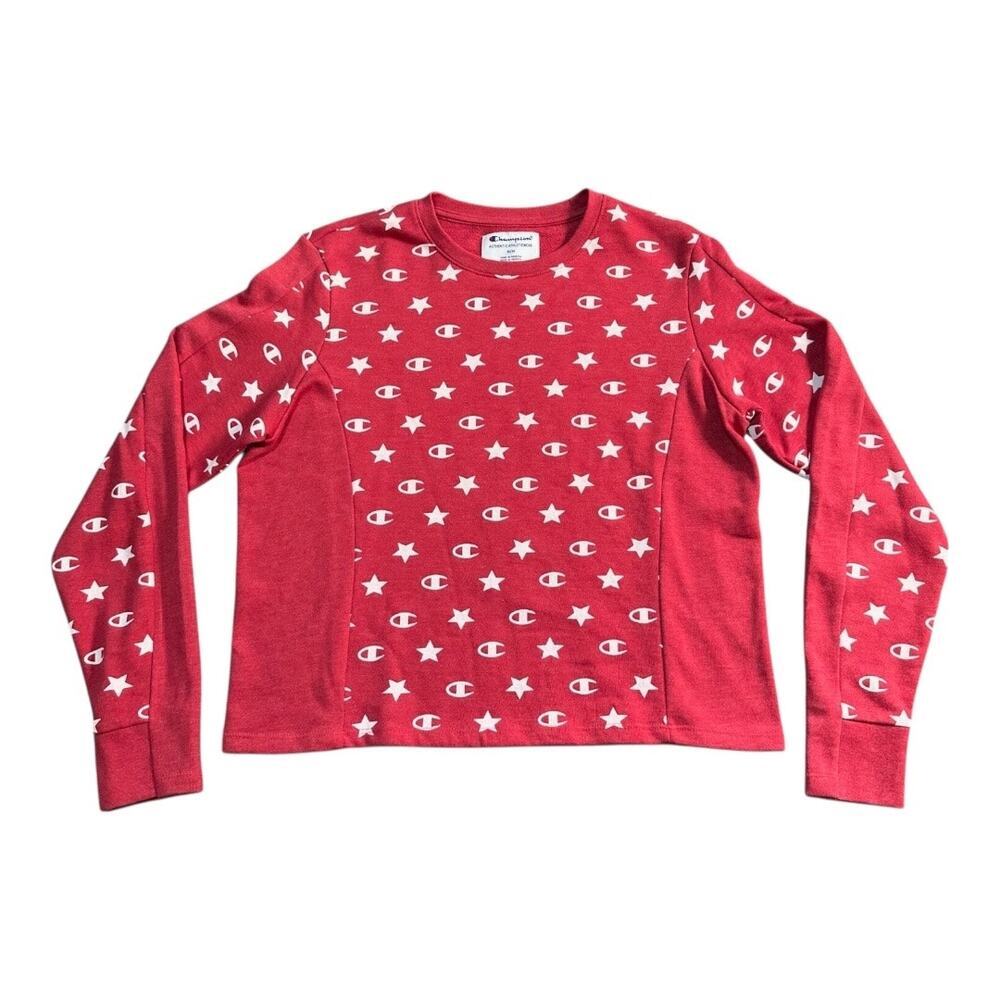 Champion XXL Womens red crew neck pullover sweater​
